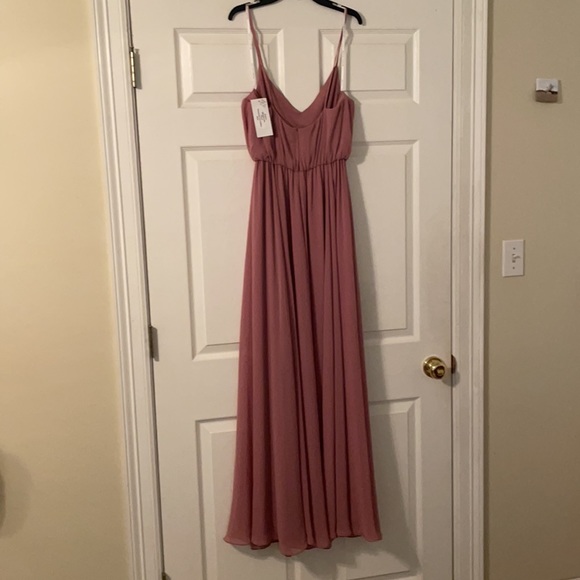 Waters and Waters Lux Chiffon Dress size 8 - Picture 3 of 4